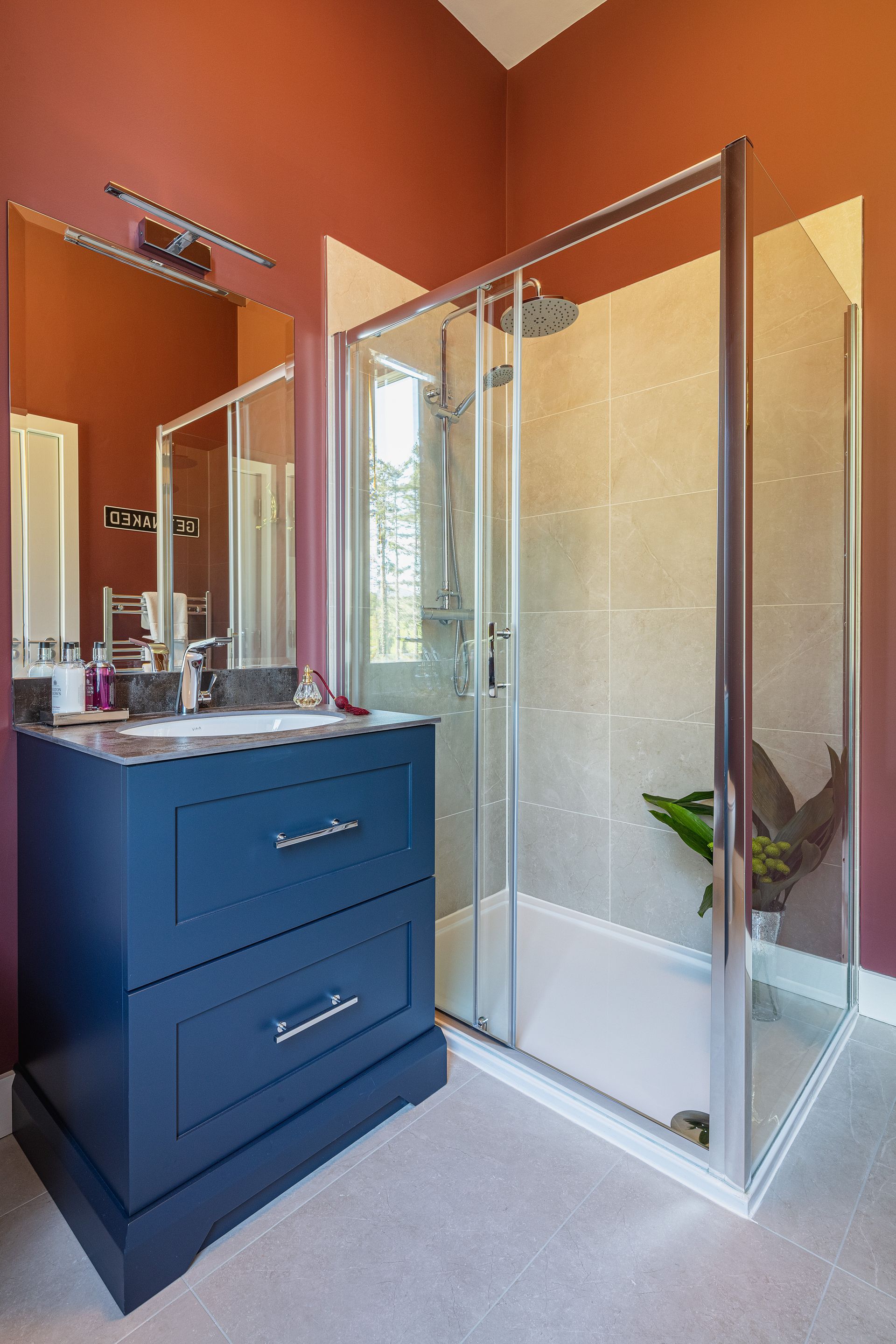 Custom vanity unit by Cush Interiors