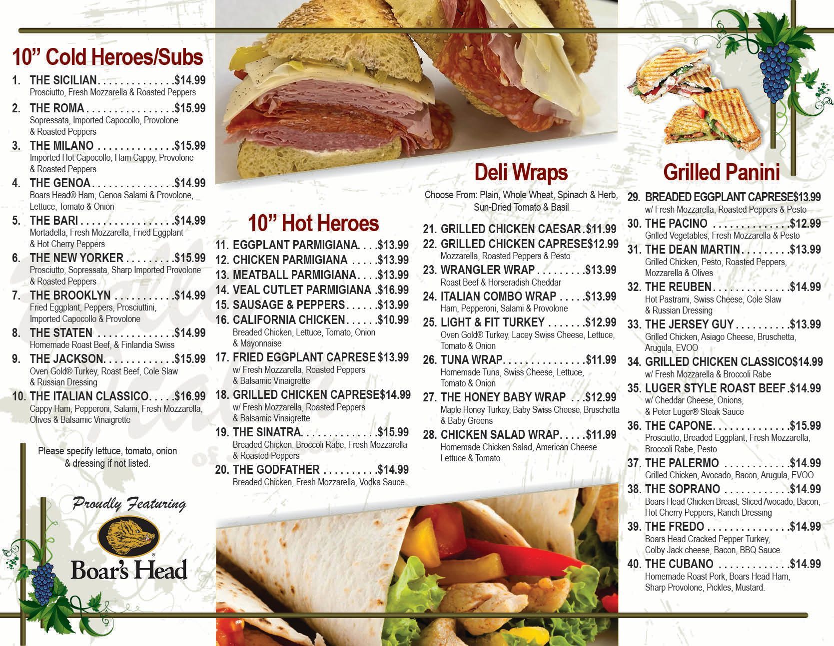 Boar's Head — Catering in Jackson, NJ