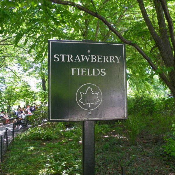 Strawberry Fields in Central Park is a memorial for signer John Lennon