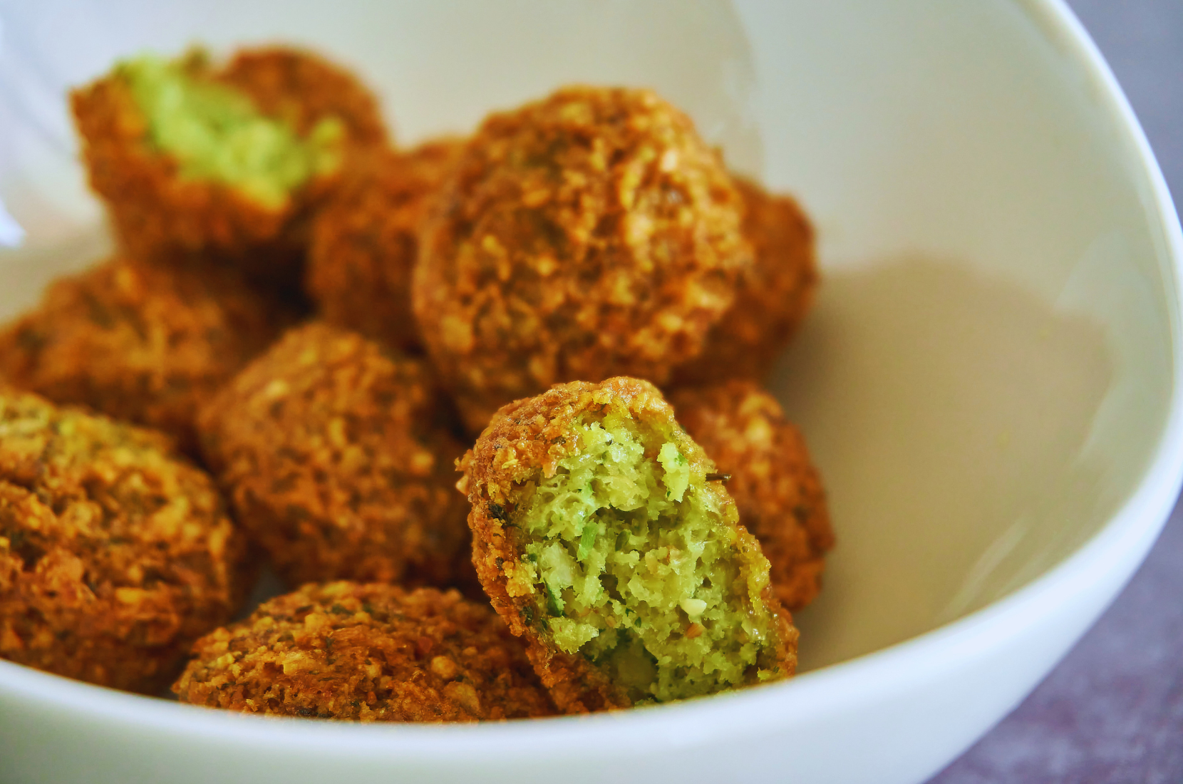 Freshly Fried Chickpea Falafel Balls