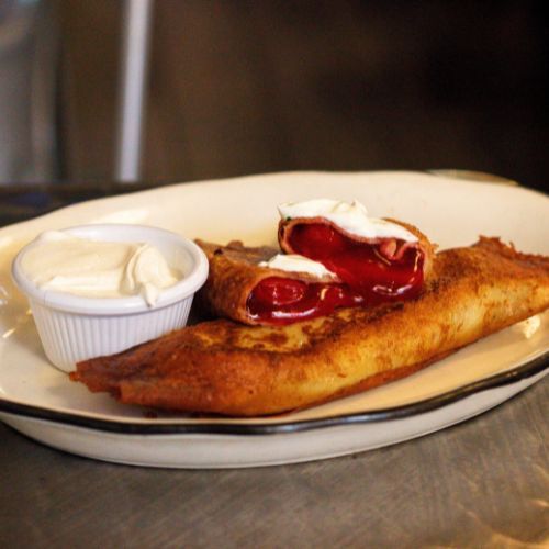 Arancini rice balls from Faicco's Italian Specialties, Greenwich Village NYC