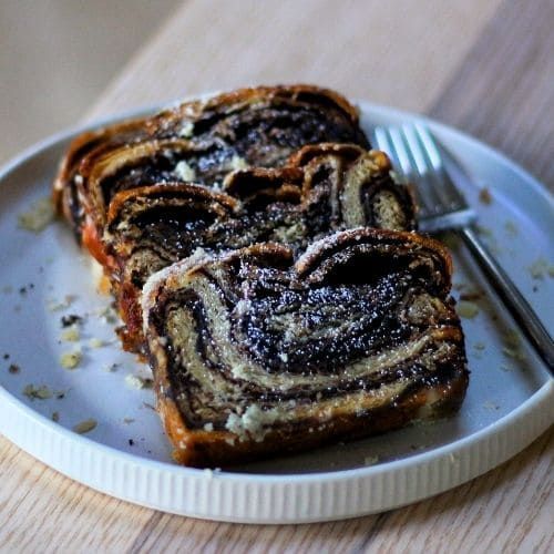 Chocolate babka from Zabar’s on the Upper West Side NYC