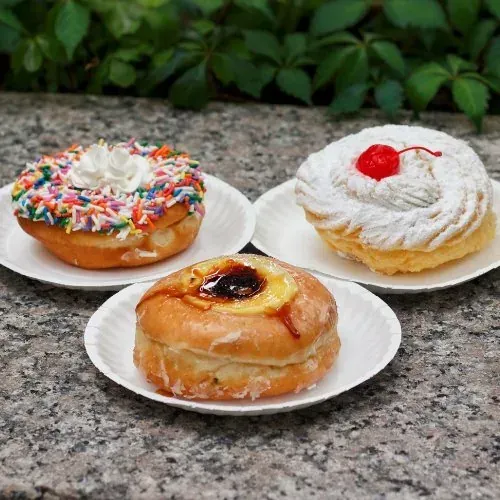 Donuts from The Donut Pub in East Village NYC