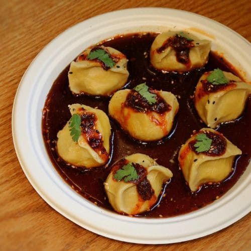 Spicy Xi’an style dumplings from Xi’an Famous Foods