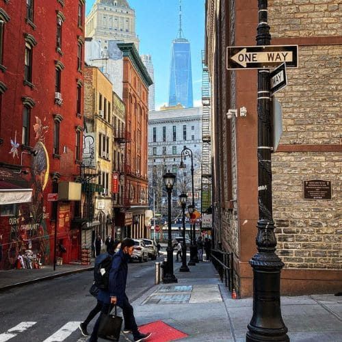 Mosco Street in Chinatown New York City
