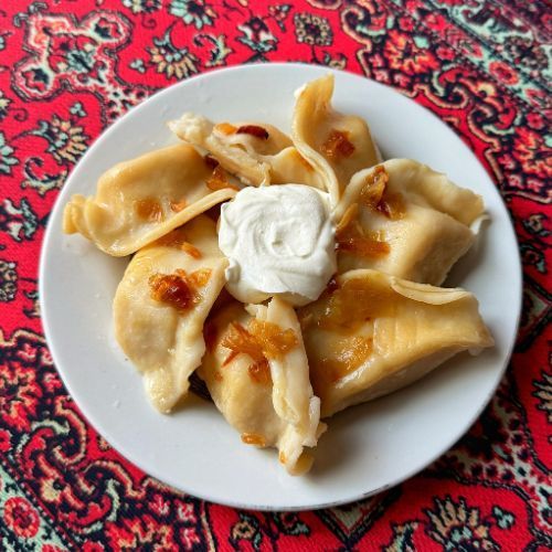 Al pastor taco from The Little Taco House in Greenwich Village