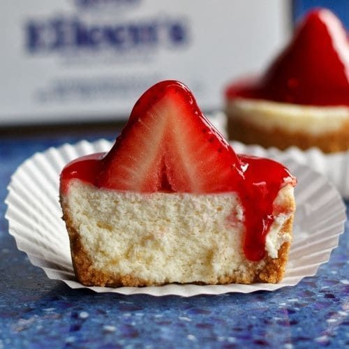 Strawberry cheesecake from Eileen’s Special Cheesecake in Little Italy, NYC