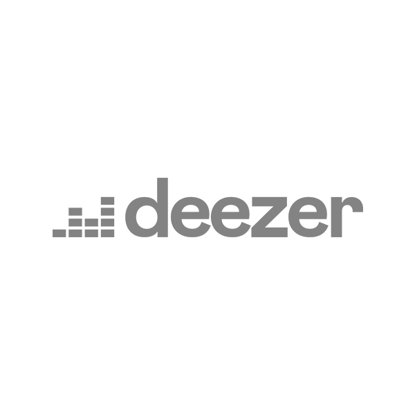 O logotipo da deezer está em um fundo branco.