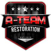 It is a logo for A-Team Restoration.