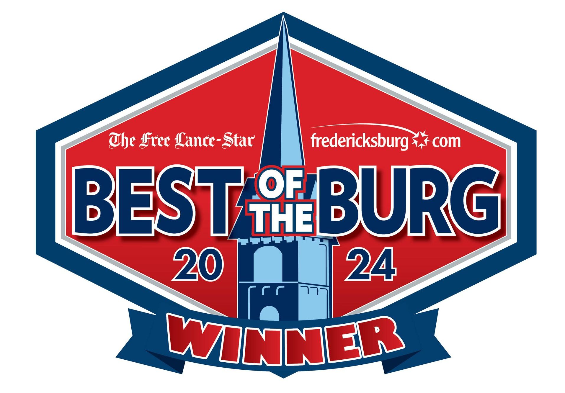 RETEX Best of the Burg Best Roofing Company Winner 2024.