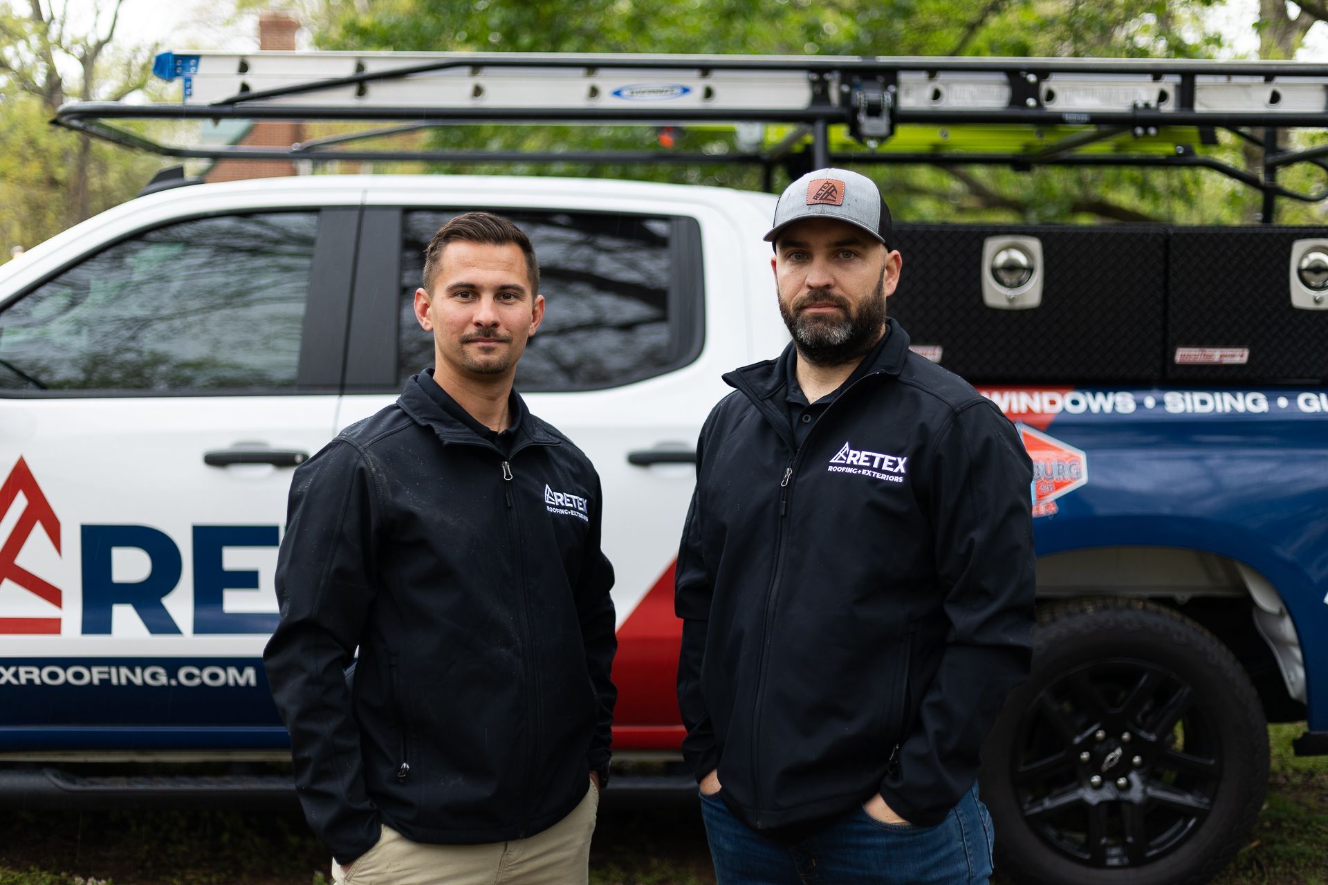 Photo of the RETEX team in front of their vehicles. Photo by RETEX's Katelyn Lewis.
