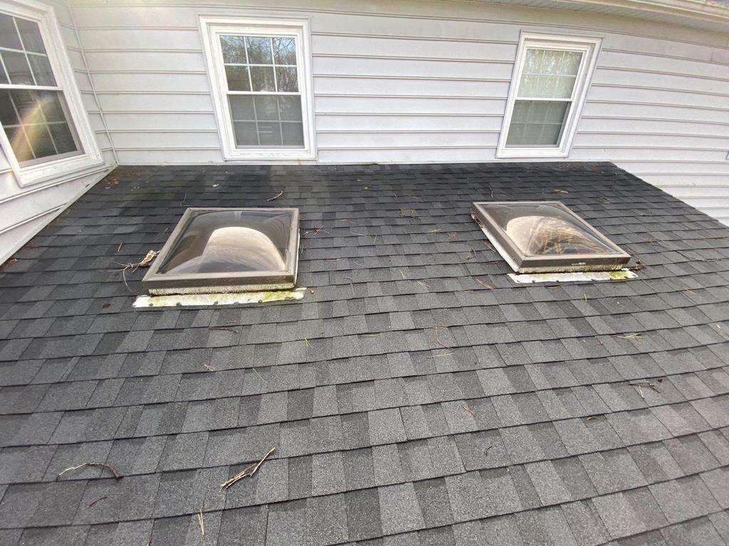 A before image of a RETEX skylight removal project in North Chesterfield VA 23236.