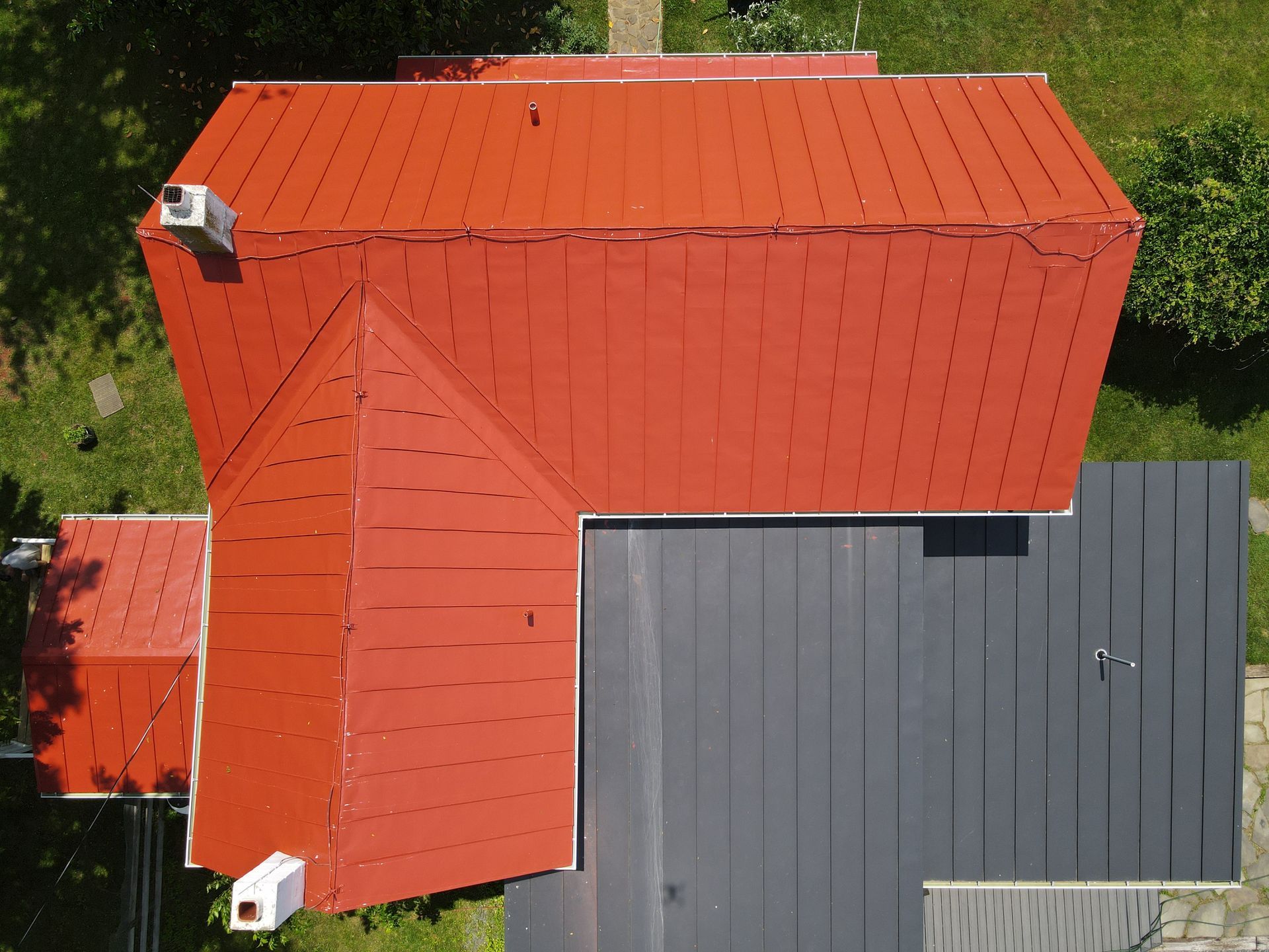 RETEX metal roof recoating in Fredericksburg, VA 22406.