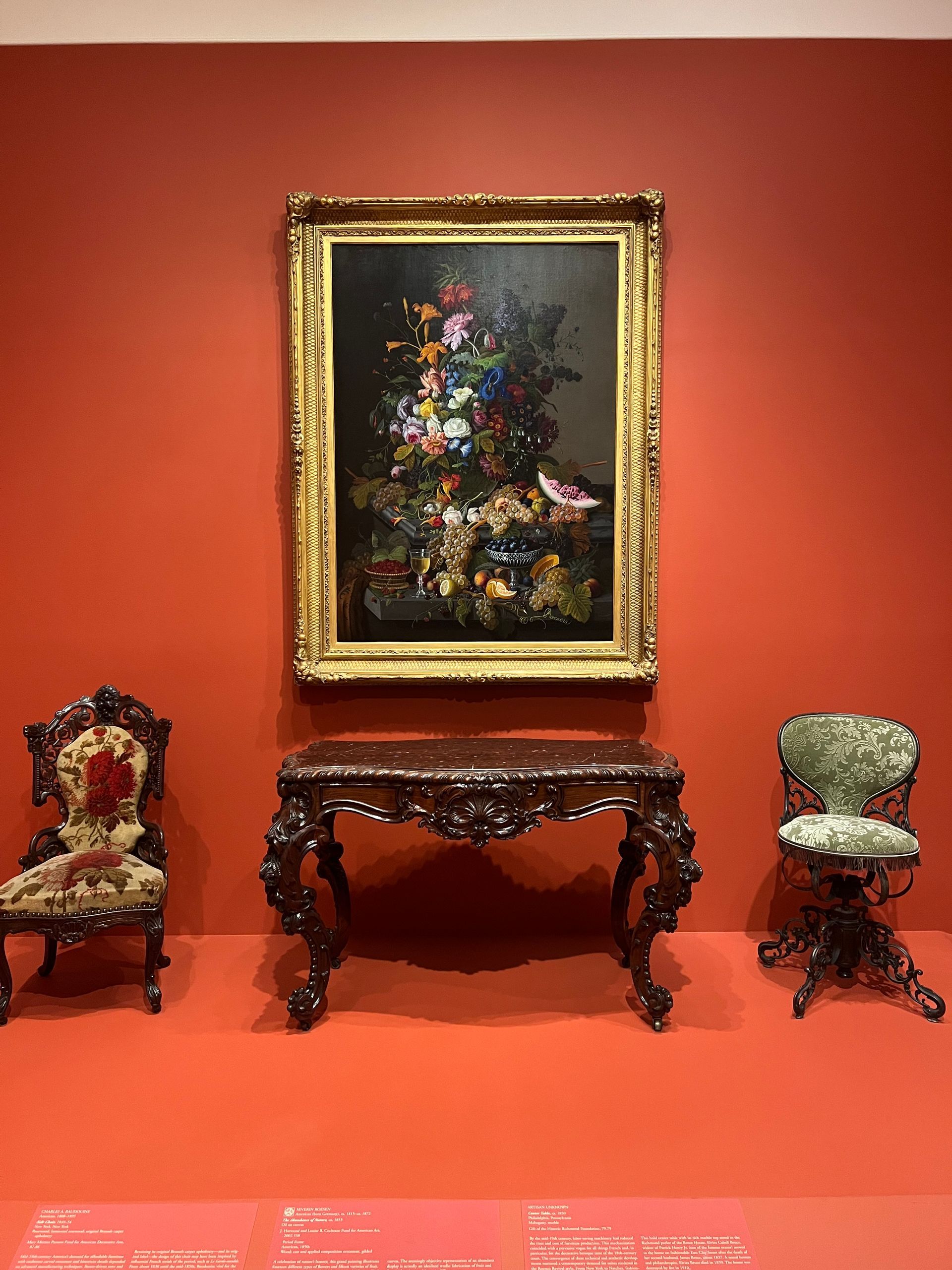 Image of artwork at the Virginia Museum of Fine Arts. Photo by RETEX's Katelyn Lewis.