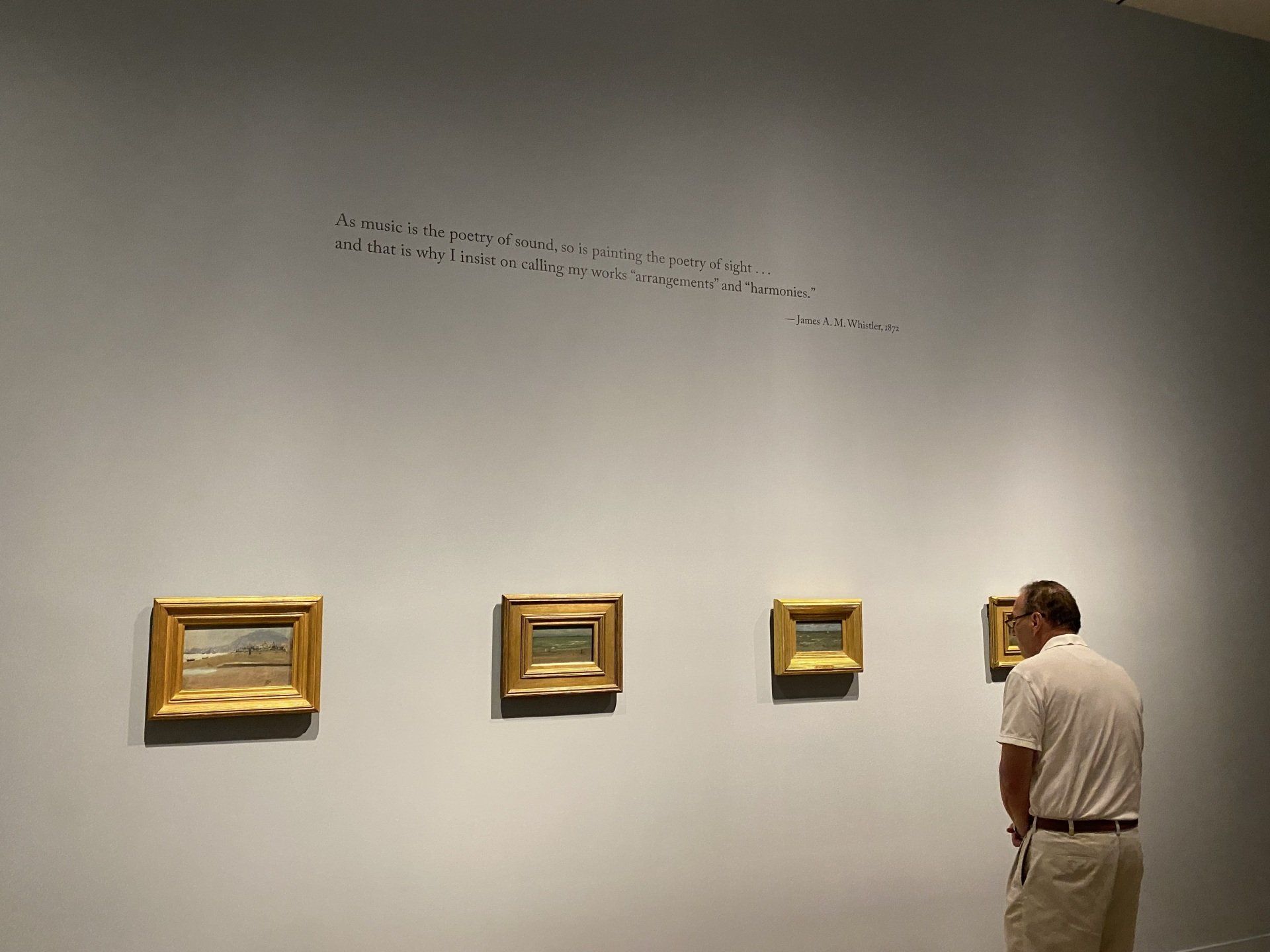 A photo of visitors admiring paintings at the Virginia Museum of Art. Taken by RETEX's Katelyn Lewis.
