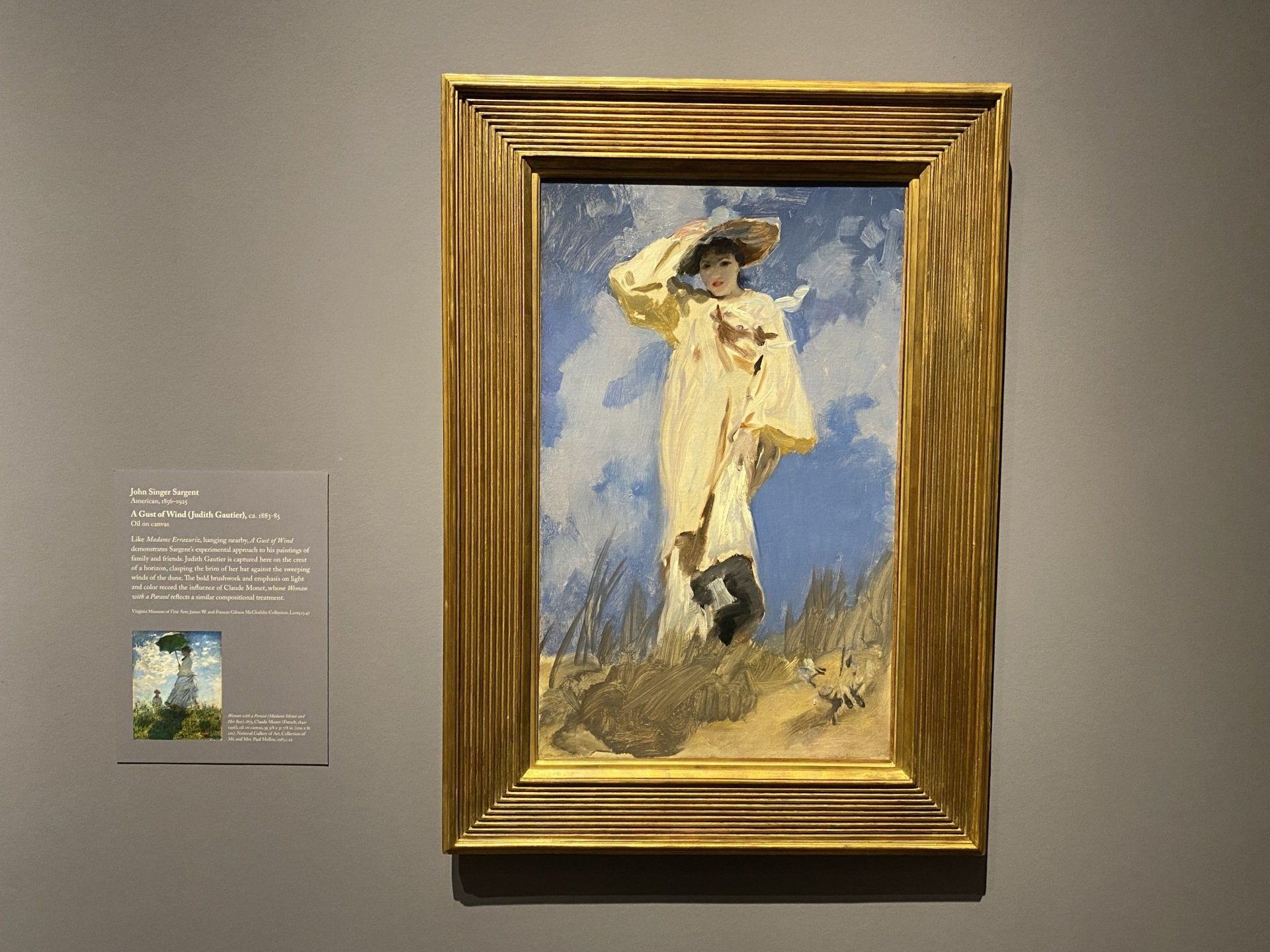 A photo of an impressionist painting at the Virginia Museum of Art. Taken by RETEX's Katelyn Lewis.