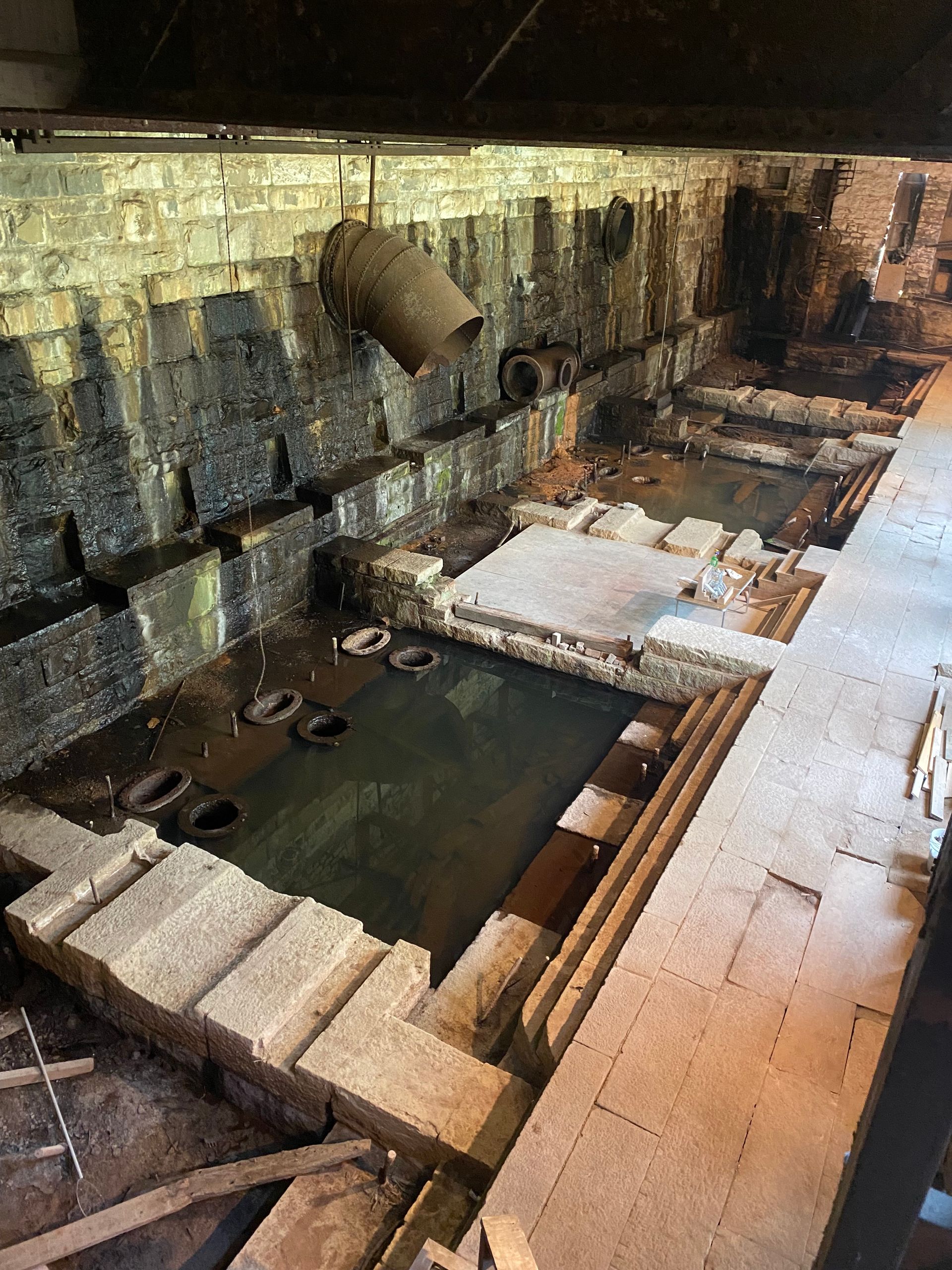 A photo of the interior of The Byrd Park Pump House.