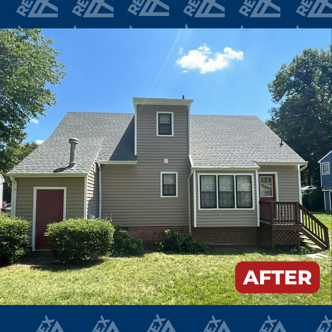 After image of RETEX vinyl siding replacement in Midlothian, VA 23112.