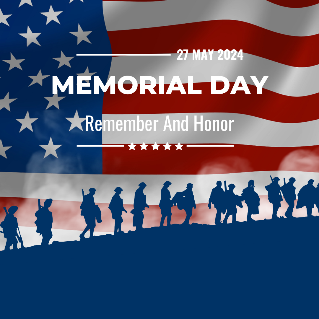 Graphic for Memorial Day – RememberAnd Honor.
