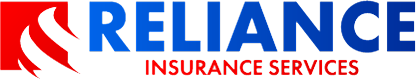 Reliance Insurance Services logo with a red and white flame graphic.