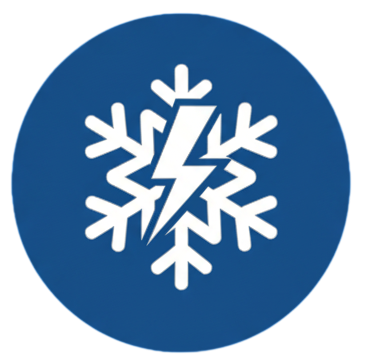 Casco azul con detalles blancos.