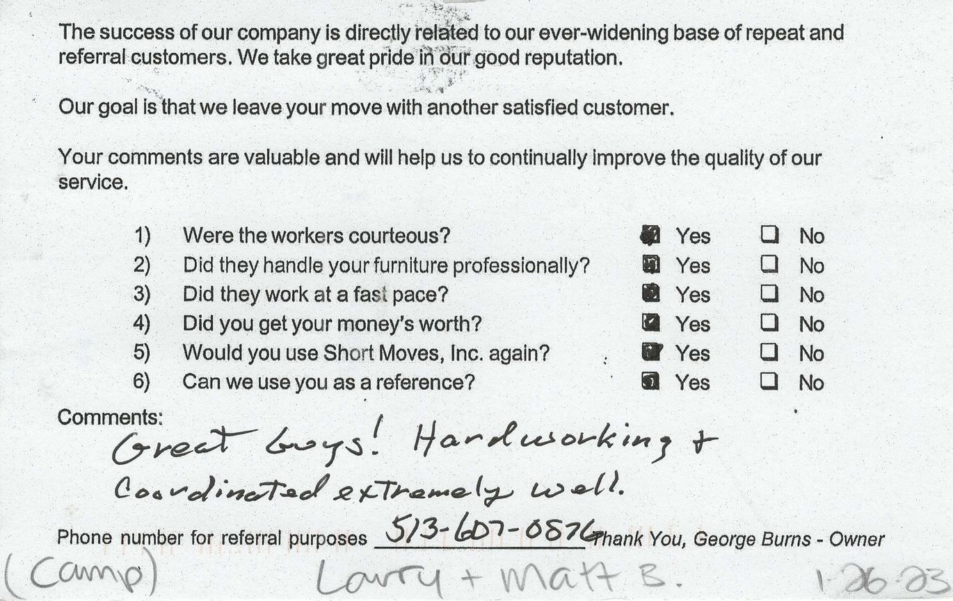 Short Moves - Local Florida Moving Company - Since 1990
