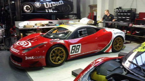 View of Vinyl Cut Body Wraps