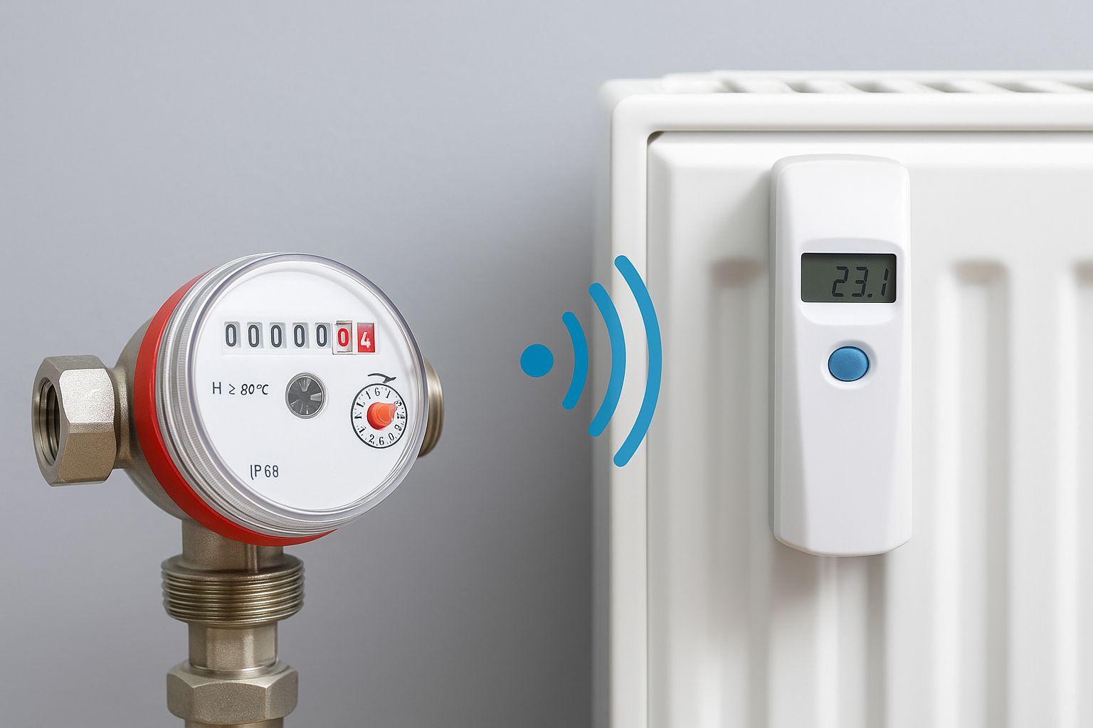 Telelettura dei contatori acqua wireless e ripartitori di calore: efficienza e innovazione