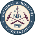 The logo for the national upholstery association
