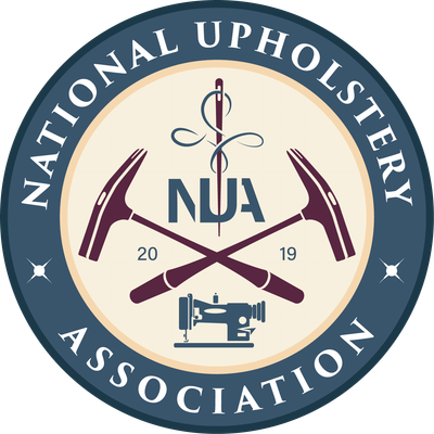 The logo for the national upholstery association