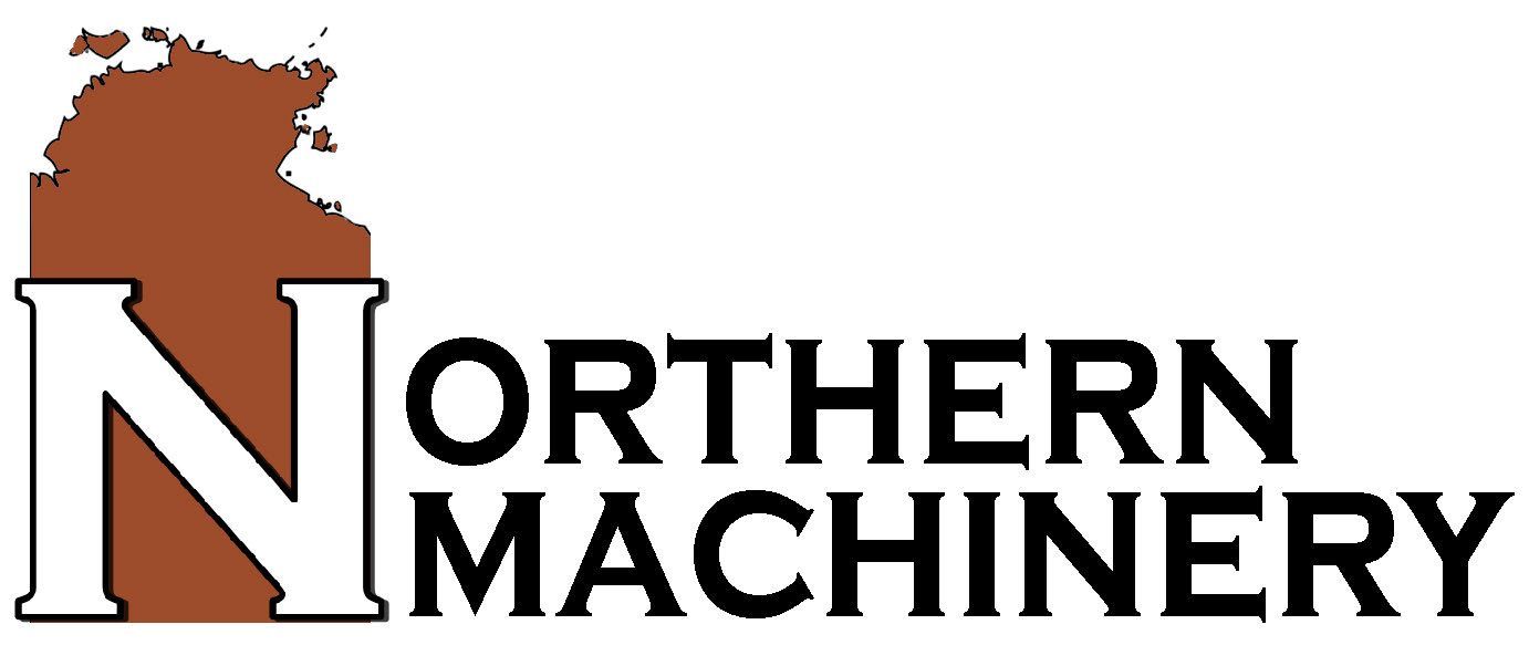 The logo for northern machinery shows a map of australia.