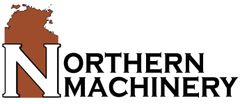 The logo for northern machinery shows a map of australia.