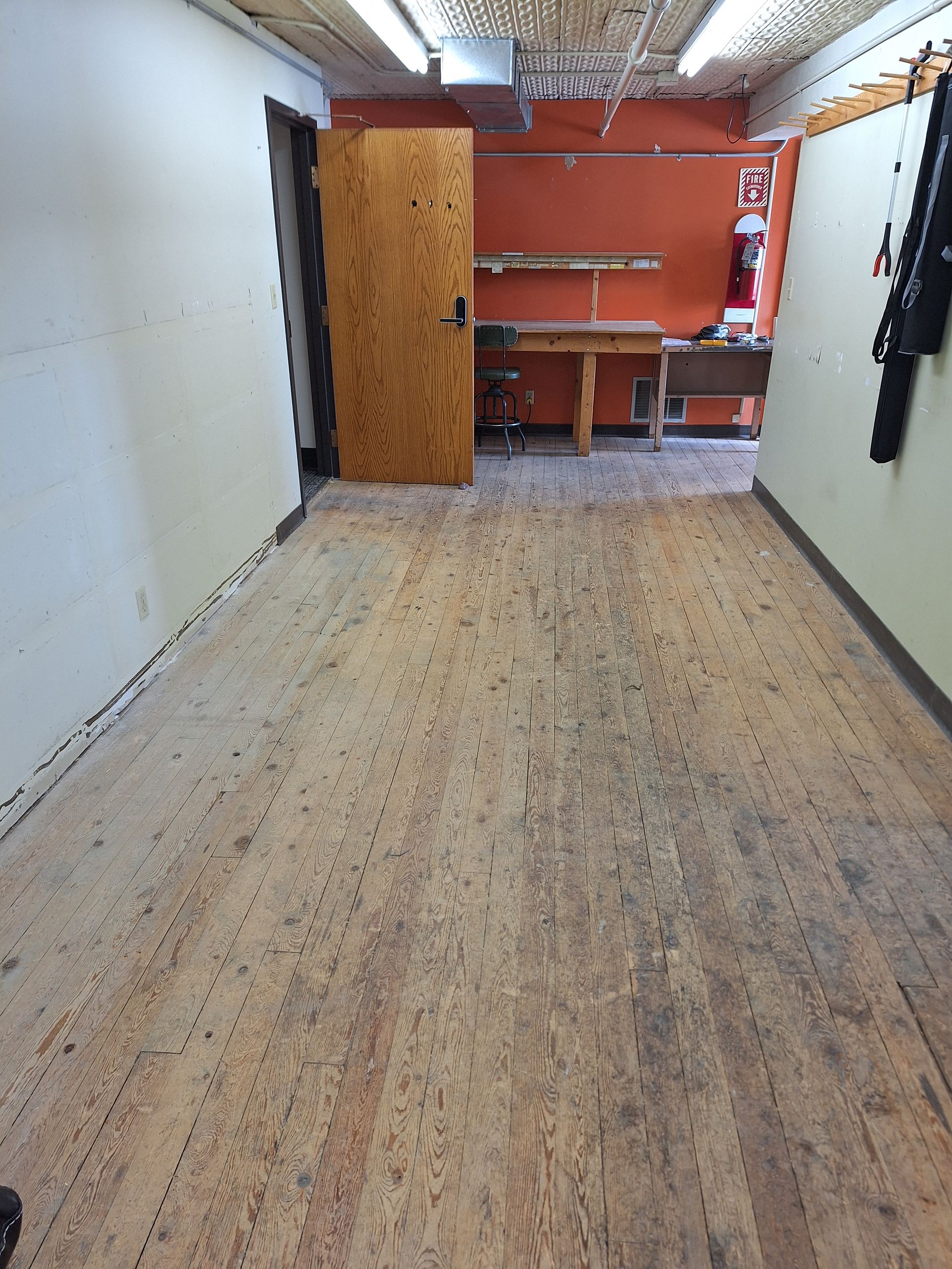 After junk removal service showing a clean and empty garage