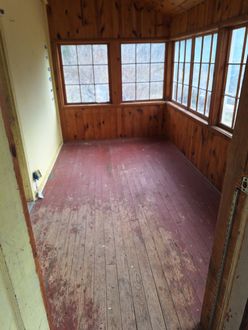 After our junk removal service showing a clean and empty room