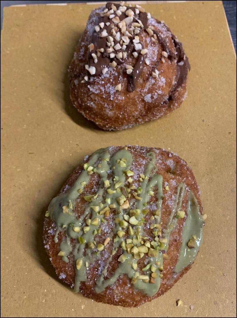 Fritti nutella e pistacchio