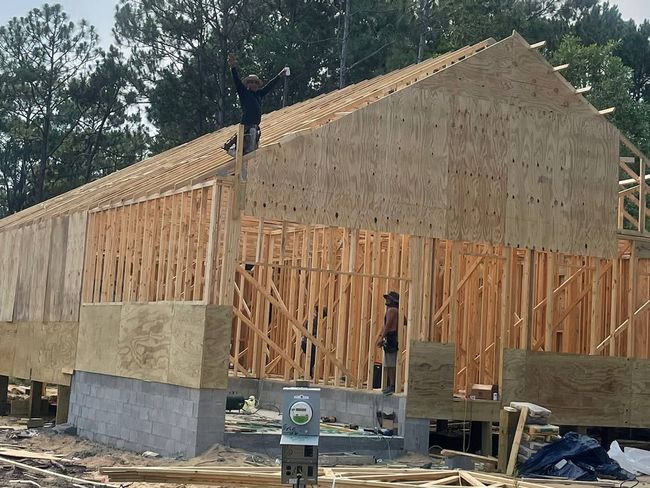 House under construction — Santa Rosa Beach, FL — Patterson Development Group LLC