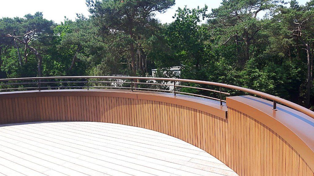 balkon, leuning, constructie