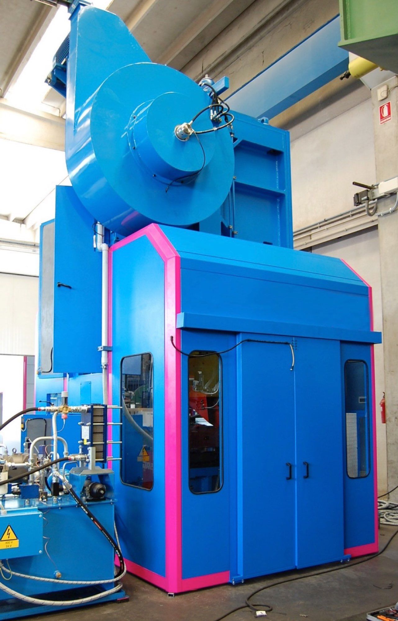 cabina macchina dopo installazione