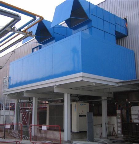 impianto di insonorizzazione a livello industriale