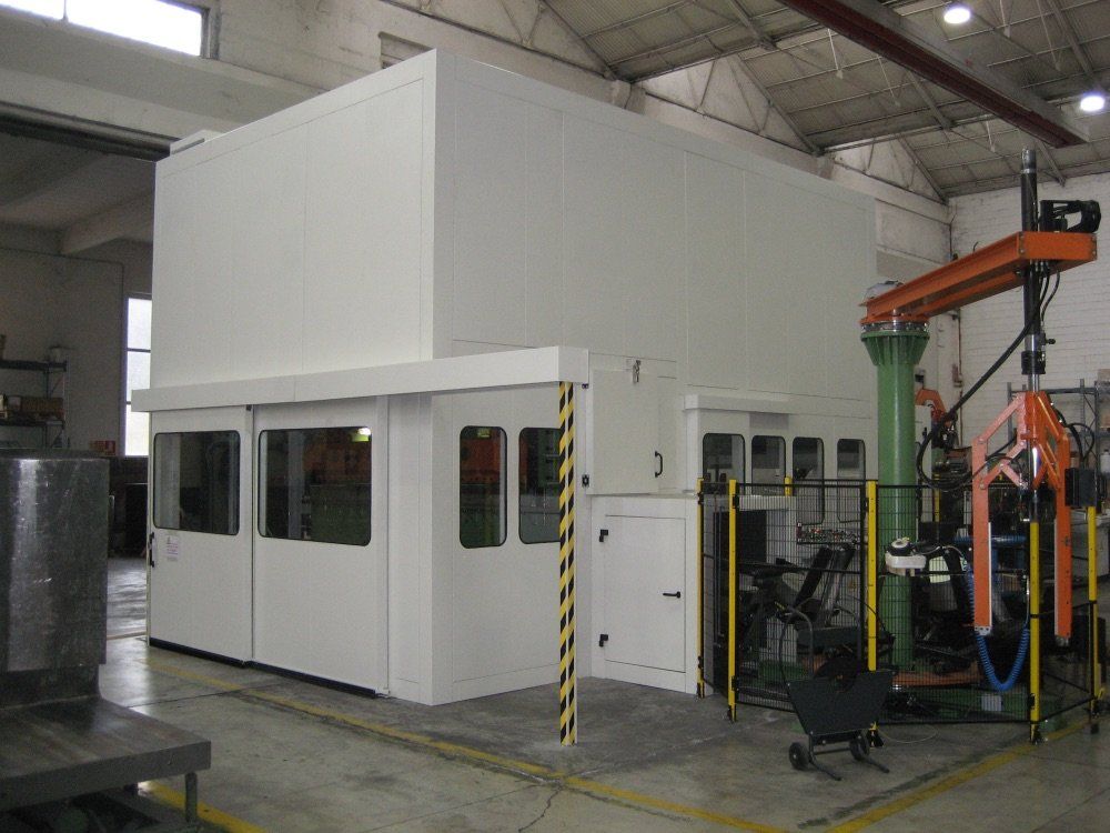 cabina per operatore insonorizzata