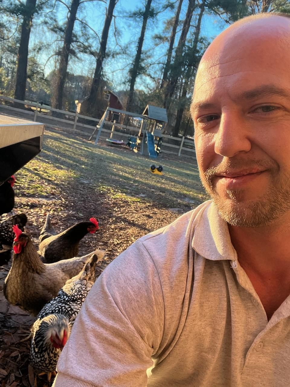 Why did the chicken cross the road? To see the appliance guy!