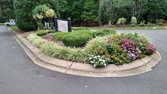Estate Signage With Landscape