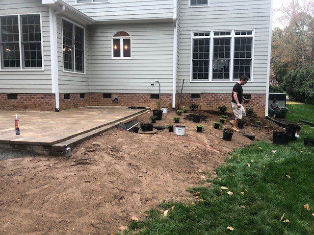Backyard Landscape Construction