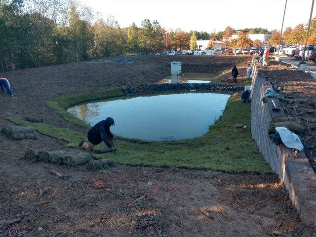 Retention Pond Construction