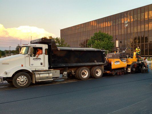 White 10 Wheeler Truck — Bloomington, IL — McLean County Asphalt Co.