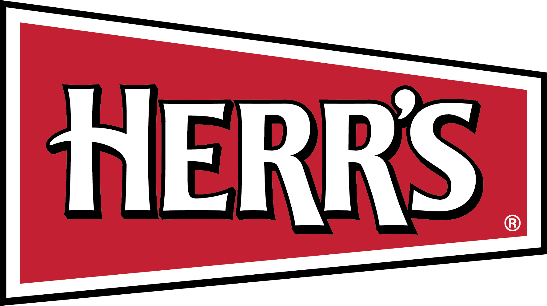 Herr's logo: White text 