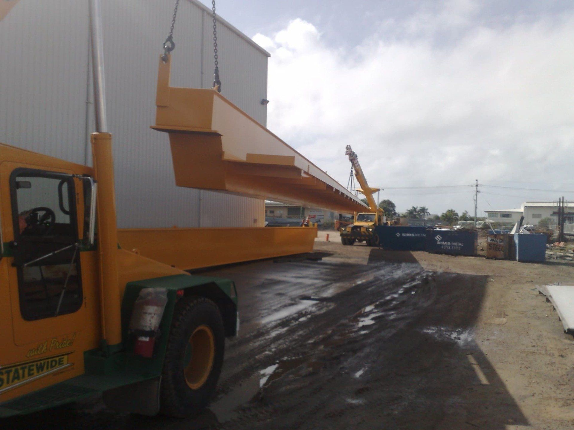 Crane Moving Large Object — State Wide Lift & Shift in Paget, QLD