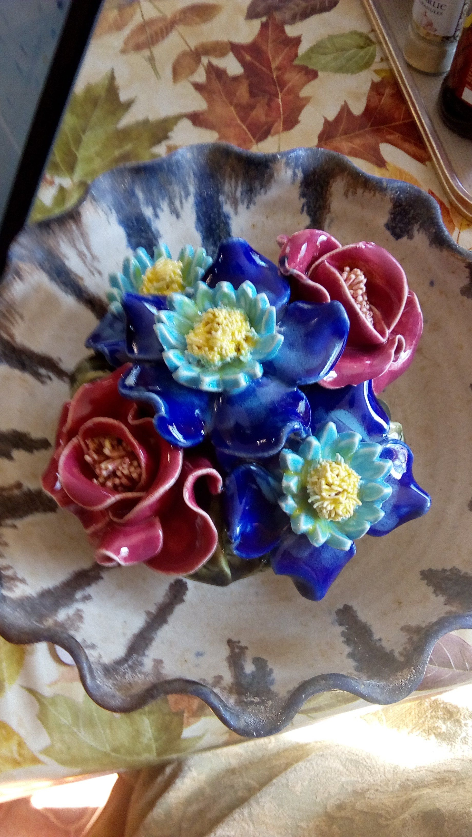 ceramic flower bouquets Tullylish Pottery