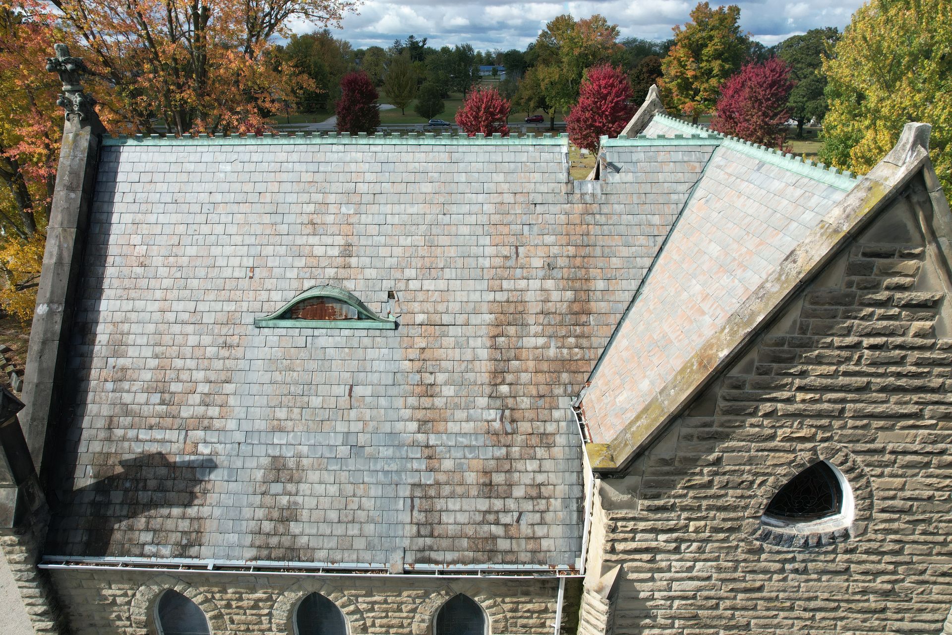Grove Chapel roof