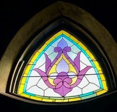 Grove Chapel stained glass window